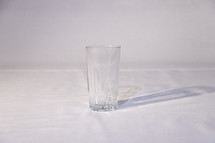 clear glass cup