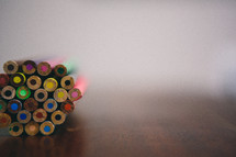 bundle of unsharpened pencils 