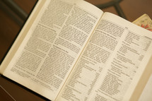 Bible open to the Book of Nehemiah.