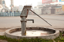 water spigot in India 