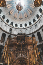 The Tomb of Jesus at the Church of the Holy Sepulchre.