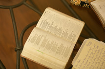 journal and Bible
