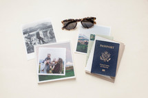 family photos and passport 