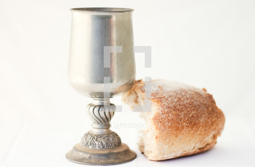 chalice and bread loaf 