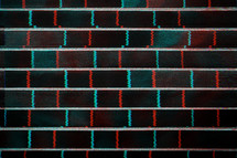 digital brick wall background 