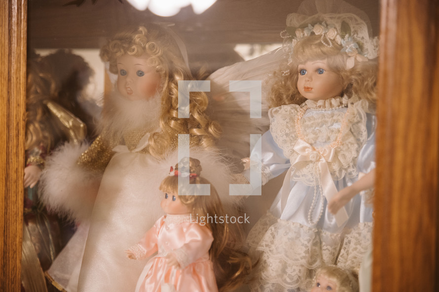 porcelain doll collection 
