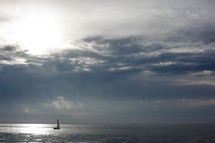 sailboat on calm water 