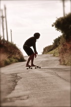 Boy on skateboard