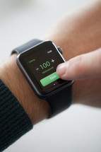 online giving on an apple watch 
