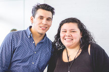 portrait of a Latino couple 