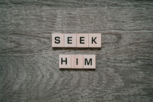 seek him 