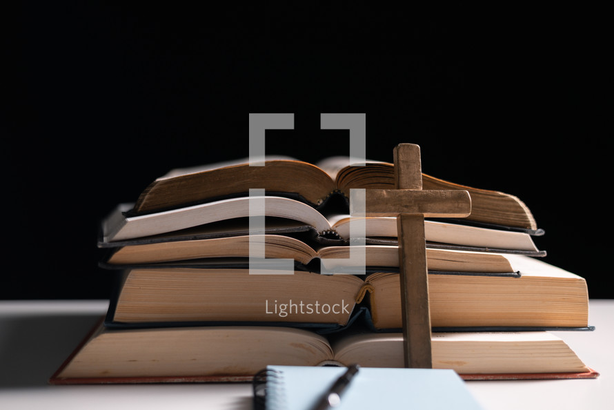 Stack of books, Bible