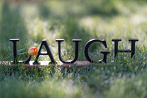 word laugh in grass 