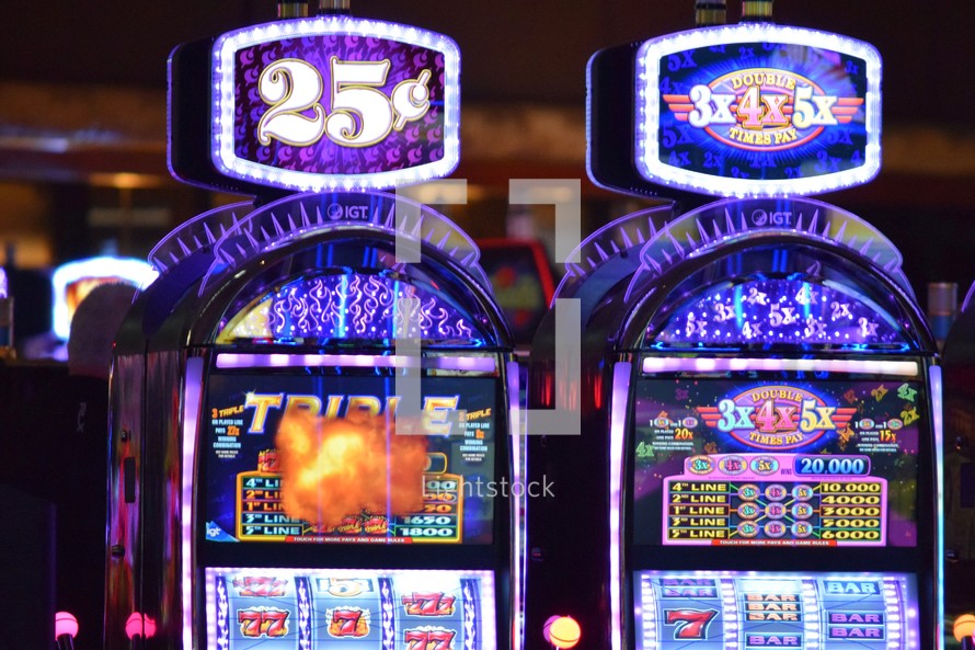 slot machines in a Casino 