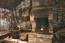 tools in a blacksmith shoot 