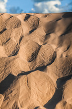 rock, sand, closeup, background, texture, sky