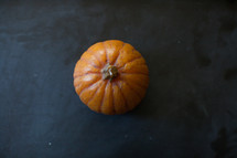 an orange pumpkin in the center 