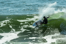 a man surfing 