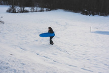kids sledding 