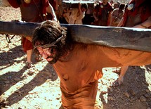 The crucifixion of Jesus 