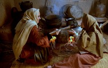 women cooking in biblical times 