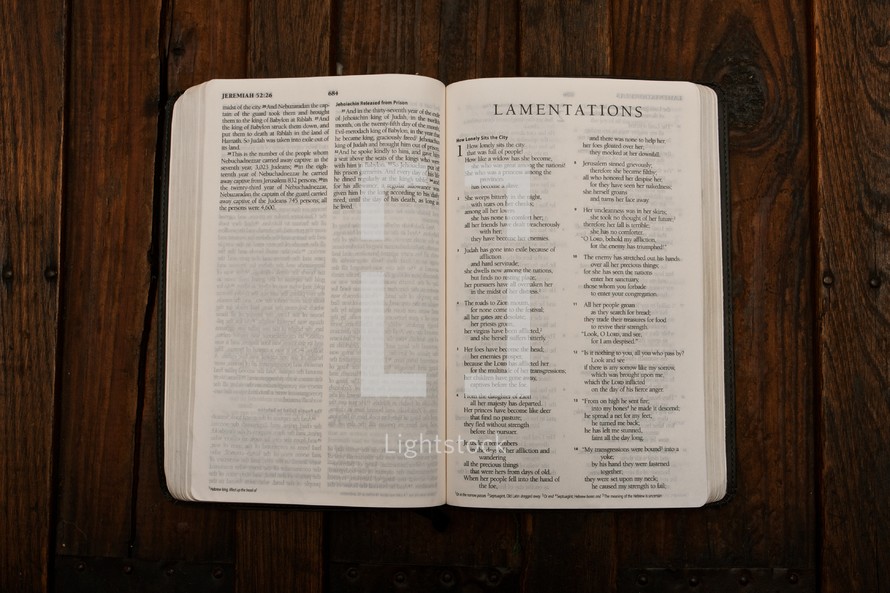 Scripture Titles - Lamentations