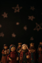 whimsical Nativity figurines 