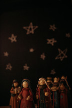 whimsical nativity scene 