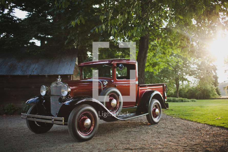 Old fashioned truck