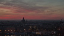 Budapest Hungary - St Stephens Basilica - Sunrise Timelapse