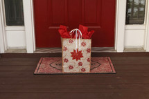 Gift on a doorstep 