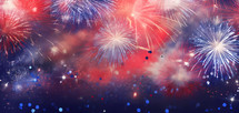 Fireworks Background for independence day 