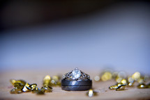 diamond ring and wedding band 