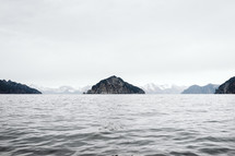 Resurrection Bay - water and mountains