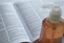 soap and Bible pages 