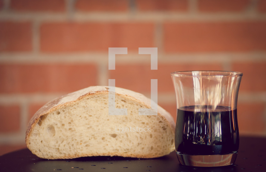 bread and wine - communion