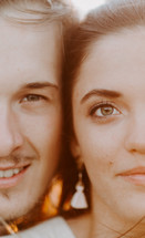 faces of a couple 