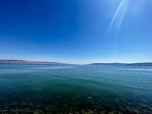 The Sea of Galilee in Israel