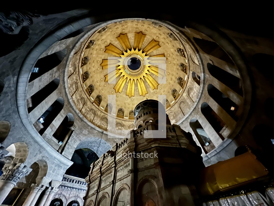The tomb in the Church of the Holy Sepulchre 