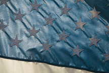Stars on an American flag.