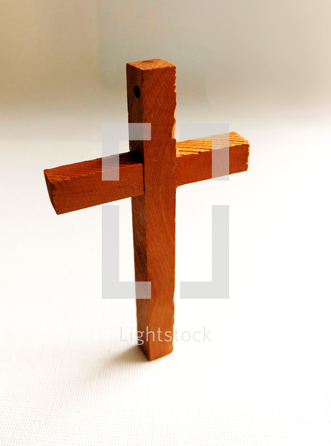 cross against a white background 