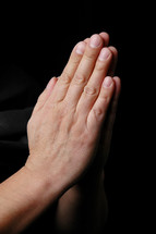 Prayer hands.