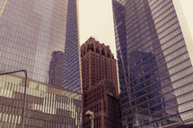 tall city buildings 