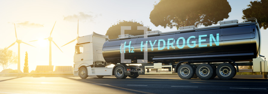Hydrogen fuel truck 