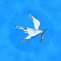 dove with olive branch 