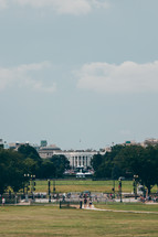 White House from a distance 