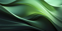 Colorful abstract green twisting background.