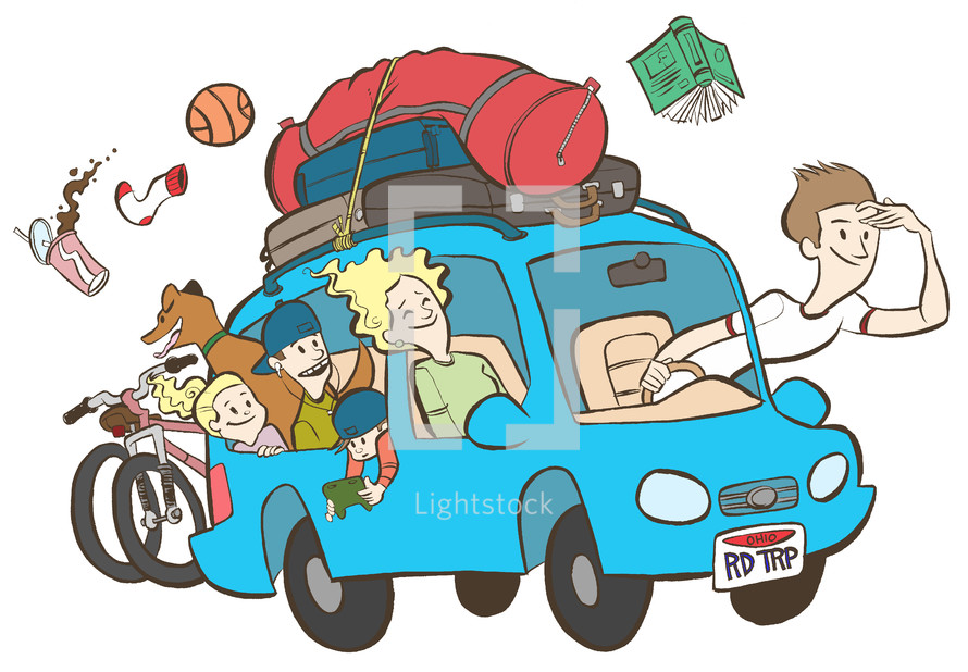 mini van family road trip 