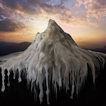 Psalm 97:5  -  The mountains will melt like wax before the Lord