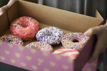 a box of donuts 